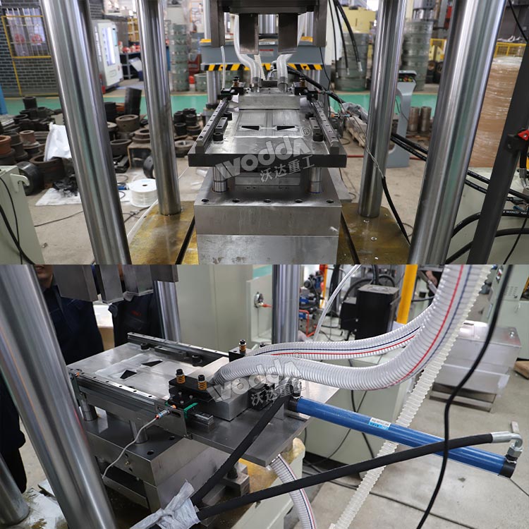 200噸陶瓷粉末成型液壓機細節